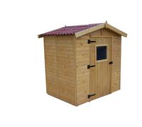 Casetta da giardino in legno sp 16 mm H204xL180xP187 cm Abete