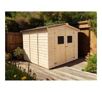 Casetta da giardino in legno sp 16 mm H210xL270xP267 cm Abete