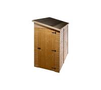 Casetta da giardino in legno sp 16 mm H220xL130xP223 cm Abete