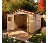 Casetta da giardino in legno sp 16 mm H226xL300xP300 cm Abete