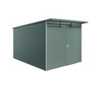 CASETTA DA GIARDINO BIOHORT "AVANTGARDE A8" IN ACCIAIO ZINCATO COLORE GRIGIO ...
