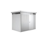 Casetta da Giardino in Metallo HIGHLINE 3 con Porta Standard Biohort Argento Metal