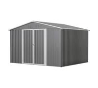 Casetta da giardino in metallo XXL 300 x 252 x 191 cm, tetto a 2 pendenze