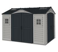 Casetta da giardino in plastica Duramax Apex Pro Plus 3,2x2,4 m grigio
