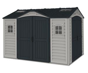 Casetta da giardino in plastica Duramax Apex Pro Plus 3,2x2,4 m grigio