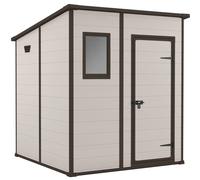 Casetta Da Giardino Porta Attrezzi 1835x185x2005 Cm In Resina Keter Manor Pent 6x6 Beige