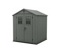CASETTA DA GIARDINO KETER "DARWIN 6x6" IN EVOTECH+ COLORE VERDE CON PORTA BAT...