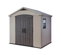 Keter Casetta da Giardino, Factor 8x6, Grigia, 256,5 x 182 x 243H cm
