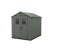 BOX CASETTA DA GIARDINO KETER DARWIN 6X8 CON FINESTRE FRONTALI VERDE (70083)