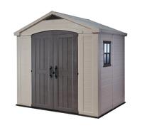 Keter Casetta da Giardino, Factor 8x6, Grigia, 256,5 x 182 x 243H cm