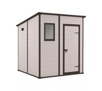 Casetta Da Giardino Porta Attrezzi 1835x185x2005 Cm In Resina Keter Manor Pent 6x6 Beige