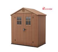 Keter Casetta da Giardino Darwin 6x4, Marrone, 190 X 122 X 221 h