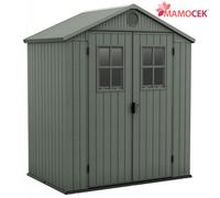 Casetta da giardino KETER resina Evotech DARWIN 6x4 cm.190x122x221H verde