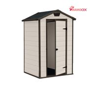 KETER - CASETTA "MANOR PENT 6x4" IN RESINA COLORE BEIGE - L1835xP111xH2005
