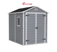 Keter Casetta da Giardino Manor 6x8, Grigia, 185,8 X 236,8 X 227 h