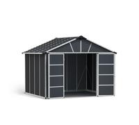 Casetta da giardino Palram in PVC Canopia Yukon sp. 10 mm grigio 9 m² Grigio