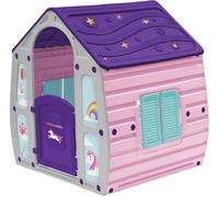 Chipolino casetta per Bambini Magico Unicorno Finestra per Porta, con Adesivo, colorazione:Porpora