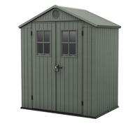 Casetta da Giardino Porta Attrezzi 190x122x221 cmin Evotech+ Keter Darwin 6x4 Verde