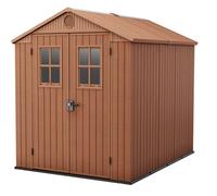 Casetta da Giardino Porta Attrezzi 190x244x221 cmin Evotech+ Keter Darwin 6x8 Marrone
