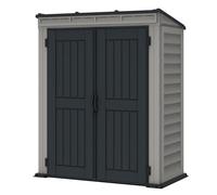 Casetta da Giardino Porta Attrezzi 91x170x202 cm in PVC Grigio/Grigio Scuro