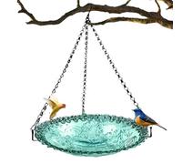 Casetta decorativa per uccelli da giardino - Vasca da bagno per uccelli, ciotola per l'acqua | Yard - ornamento per nutrire uccelli selvatici, ciotola da giardino all'aperto con facile installazione