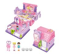Casetta delle bambole per ragazze - Set da gioco per bambini piccoli, principessa, castello magico e , giocattolo musicale, casa delle bambole con n, casa delle bambole da sogno per bambini a