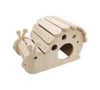 Casetta di criceto | Cabine da arrampicata per esercizi resistenti ai morsi Casa di criceto in legno - Casa in legno per criceti, capanna da arrampicata per gerbilli, porcellini d'india, riccio Bseid