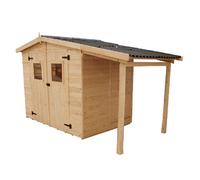 CASETTA FORESTA MOD. EDEN IN LEGNO MASSELLO A PANNELLI 16 MM 240X160 CON PAVIMEN
