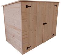 CASETTA FORESTA MOD. EDEN IN LEGNO MASSELLO A PANNELLI PER BICICLETTE 200X120 CO