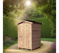 Casetta Foresta mod. Therma 120x120 in legno massiccio trattato alta temperatura