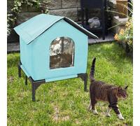 Casetta Gatto Esterno Casa Gatto Isolata Invernale Portatile Resistente