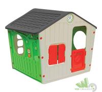 Casa Casetta Gioco in Resina PVC da Gioco Giocattolo per Bambini cm140X108X115h