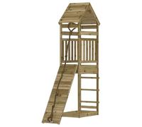 Casetta Gioco Legno Pino con Piattaforma 90cm