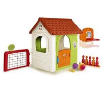 CASETTA GIOCO MULTI-ACTIVITY HOUSE FEBER, PALLA SPORTIVA, ACCESSORI PER BOWLING, TENNIS, CALCIO, PALLACANESTRO, BERSAGLIO PER PALLINE IN VELCRO, MANUALE FEBER da esterno, 2 giocatori, plastica, 2 anni