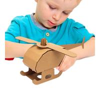Casetta in cartone, casa in cartone per bambini Crisp KT Board Casetta per | Casetta da colorare in cartone Costruisci abilità pratiche, attività di colorazione per la cameretta d