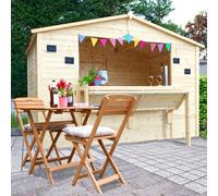 Casetta in legno Chiosco mod. MIAMI 310x300 senza pavimento