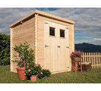 Casetta in legno di abete per giardino BIRBA cm. 200X200 rimessa per attrezzi
