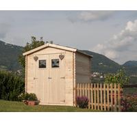 Casetta in legno di abete per giardino GIULIA cm. 200X200 rimessa per attrezzi