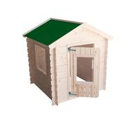 Casetta in Legno Heidi 1x1 m con Porta e Finestra Blockhouse 12 mm
