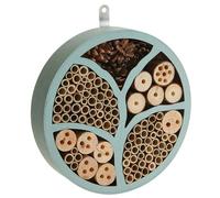 CASETTA IN LEGNO PER INSETTI TONDA 26X26X5CM VERDEMAX