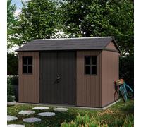 Casetta Keter giardino in evotech finestre casette box da esterno effetto legno