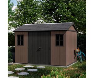 Casetta Keter giardino in evotech finestre casette box da esterno effetto legno