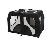 Casetta mobile vario doppia 91×60×61/57cm nero/grigio