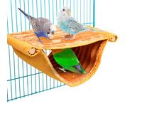 Casetta nido per uccelli con design triangolare, ideale come accogliente zona di riposo e gioco per piccoli animali domestici come parrocche