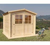 Casetta NOEMI in legno nordico 250X250X226H con pavimento