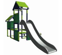 Casetta Palafitta Torretta Gioco 6458 Gesa con Scivolo Per Bambini Piccoli Con