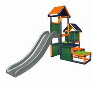 Casetta Palafitta Torretta Gioco 6459 Gesa con Scivolo Per Bambini Piccoli Con