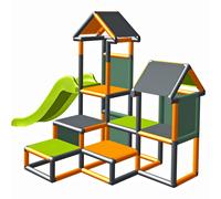 Casetta Palafitta Torretta Gioco 6498 Gesa con Scivolo Per Bambini Piccoli Con