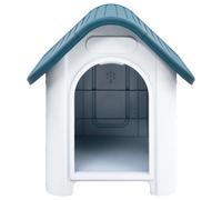 Casetta per Cani Blu 59x75x66 cm in Polipropilene
