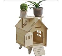 Casetta Per Cani E Gatti In Legno Letto Cuccia Arredo Betulla 58x 44 x 59 cm